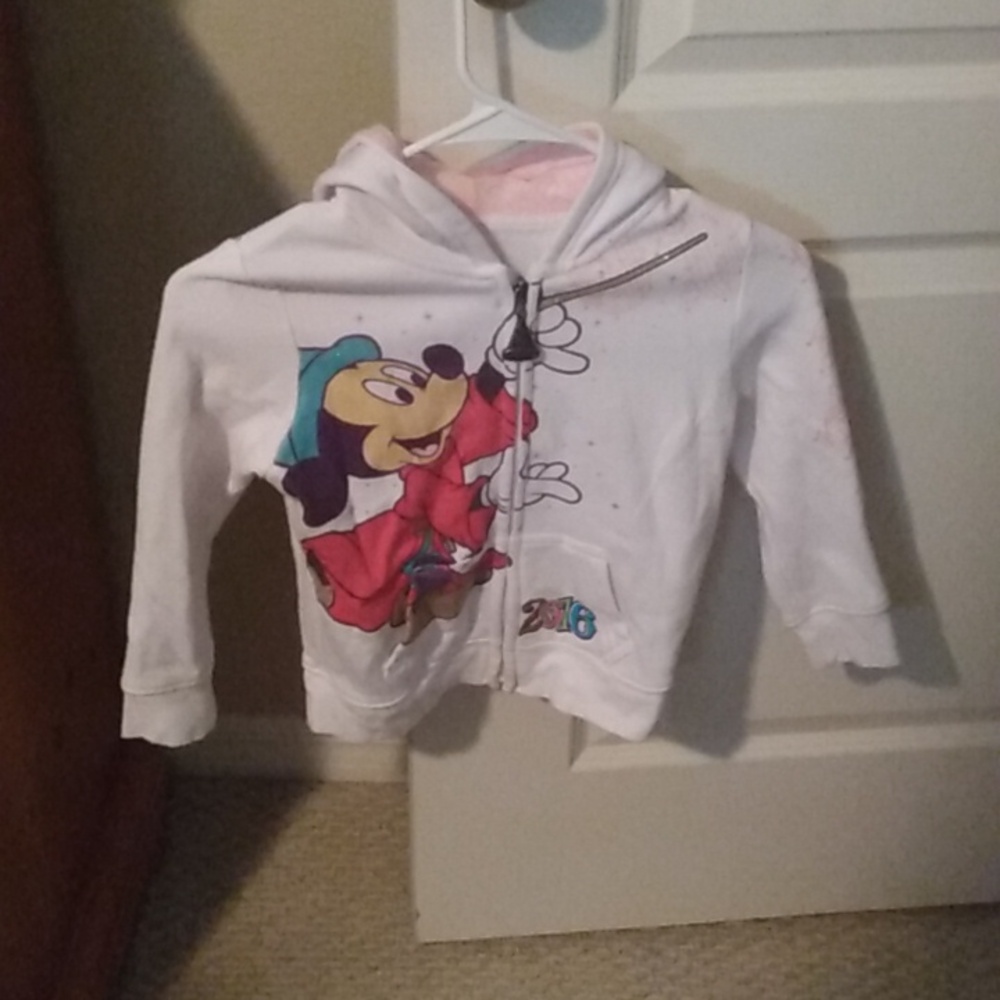 Disney Mickey zip up sweater jacket
